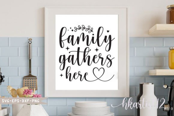 Family Gathers Here Sign: A Designer's Review
