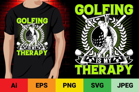 Golfing is My Therapy Golf T-shirt Review