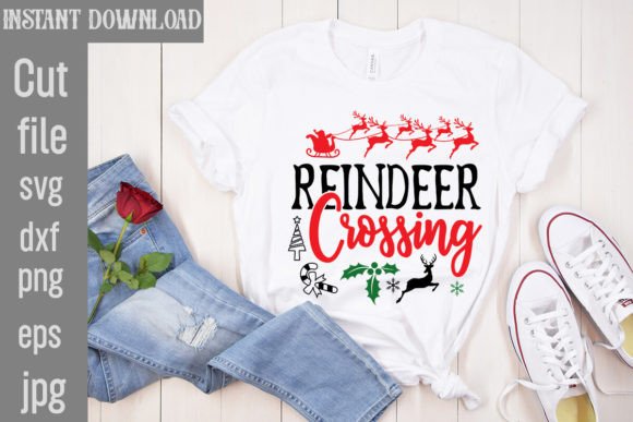 Reindeer Crossing SVG Cut File: A Designer’s Review