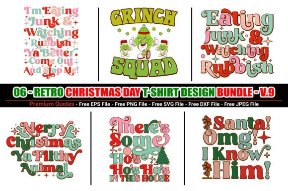 Retro Christmas Quote SVG Design Bundle Review