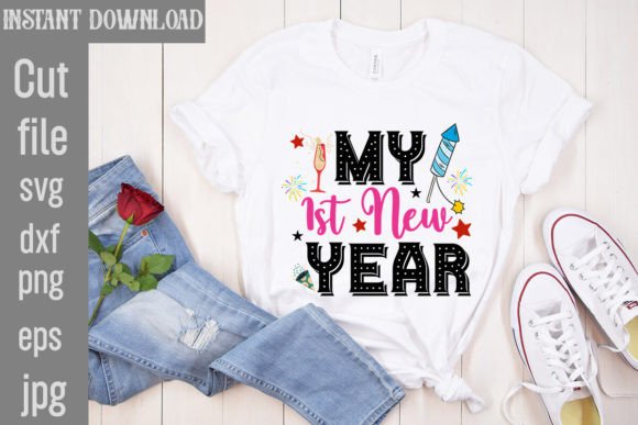 Reviewing My 1st New Year SVG Cut File for Embroidery
