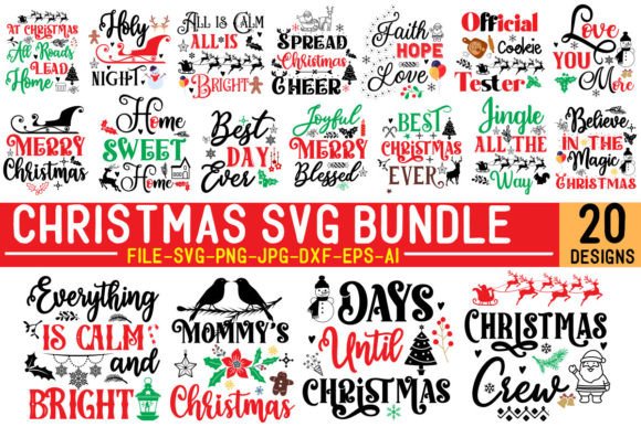 Reviewing the Christmas SVG Bundle: 20 Designs for Embroidery