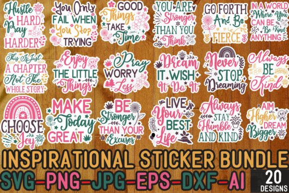 Reviewing the Inspirational Sticker Bundle for Embroidery